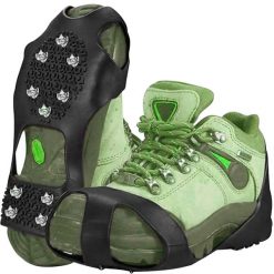 Raczki na Buty Turystyczne Raki Etui Antypoślizgowe Kolce Nakładki 44-47 XL TRIZ. Czarne buty trekkingowe męskie TRIZAND, bez zapięcia, trekkingowe. Za 34.90 zł.