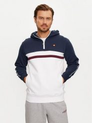 Ellesse Bluza Antogoni SHX20944 Granatowy Regular Fit. Niebieskie bluzy bez kaptura męskie Ellesse, m, z bawełny. Za 219.99 zł.
