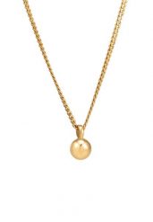 Elli Damski wisior kulkowy Geo Look łańcuch pancerka Basic Trend pozłacane srebro 925 Sterling Silver Naszyjniki 1 ct. Szare naszyjniki damskie Elli, na co dzień, pozłacane. Za 293.99 zł.