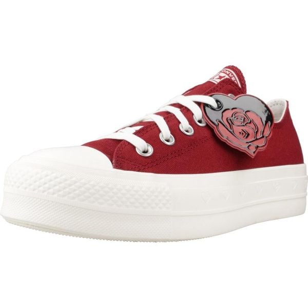 Kapcie CONVERSE CHUCK TAYLOR ALL STAR LIFT PLATFORM VALENTINE´S DAY Czerwony. Czerwone kapcie damskie Converse, z tkaniny. Za 390.00 zł.