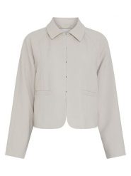 MOSS COPENHAGEN Kurtka przejściowa w kolorze kremowym rozmiar: L. Brązowe kurtki damskie MOSS COPENHAGEN, l, bez wzorów, bez kaptura. Za 249.95 zł.