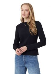 Scotch & Soda Koszulka w kolorze czarnym rozmiar: S. Czarne bluzki damskie Scotch & Soda, s, bez wzorów, z bawełny, bez kołnierzyka, bez ramiączek. Za 118.28 zł.