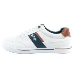 Buty Lee Cooper LCW-25-02-3244M trampki męskie białe. Białe trampki i tenisówki męskie bez wzorów, z gumy, bez zapięcia. Za 191.13 zł.