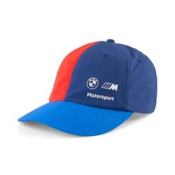 Czapka Unisex Puma BMW M Motorsport - Sportowa Elegancja i Wygoda. Niebieskie czapki męskie Puma, bez wzorów, sportowe. Za 174.99 zł.
