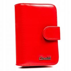 Portfel damski 4U Cavaldi N126-APU-BL czerwony. Czerwone portfele damskie 4U Cavaldi, bez wzorów, z materiału. Za 31.99 zł.