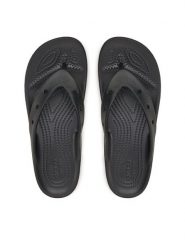 Crocs Japonki Classic Platform Flip W 207714 Czarny. Czarne klapki damskie Crocs, bez wzorów, z tworzywa sztucznego, bez obcasa. Za 129.99 zł.