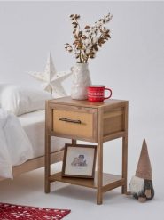 Szafka nocna - brązowy. Brązowe koszule nocne damskie Sinsay, bez wzorów. Za 119.99 zł.