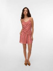 Vero Moda Szorty w kolorze czerwono-jasnoróżowym rozmiar: XS. Czerwone szorty damskie Vero Moda, bez wzorów, z podwyższonym stanem. Za 86.95 zł.