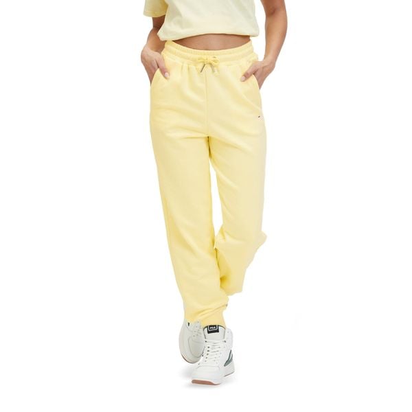 Spodnie damskie FILA Buetzow. Żółte spodnie dresowe damskie Fila, m, bez wzorów, z dresówki. Za 149.99 zł.
