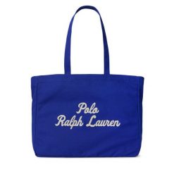 Torebka Polo Ralph Lauren. Niebieskie torebki klasyczne damskie Polo Ralph Lauren, bez wzorów, bez dodatków. Za 479.99 zł.