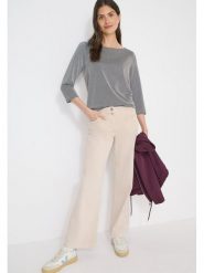 Cecil Koszulka w kolorze granatowo-białym rozmiar: XL. Niebieskie bluzki damskie Cecil, xl, bez wzorów, bez kołnierzyka, bez ramiączek. Za 92.64 zł.