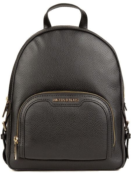 Michael Kors Skórzany plecak w kolorze czarnym - 25 x 30 x 14 cm rozmiar: onesize. Czarne plecaki damskie Michael Kors, bez wzorów, z materiału. Za 1,127.95 zł.