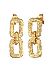 Elli Damska zawieszka na ucho Geo Vintage Organic ze srebra próby 925 pozłacana Kolczyki 1 ct Damski. Szare kolczyki damskie Elli, pozłacane. Za 403.99 zł.