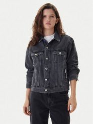 Karl Lagerfeld Jeans Kurtka jeansowa A3W14063 Szary Regular Fit. Szare kurtki damskie Karl Lagerfeld Jeans, s, bez wzorów, z bawełny, bez kaptura. Za 659.99 zł.