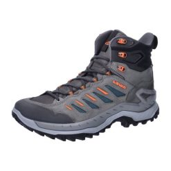 Buty trekkingowe męskie Lowa Innovo Mid Gtx. Niebieskie buty trekkingowe męskie Lowa, na zimę, z materiału, za kostkę, bez zapięcia, trekkingowe. Za 904.75 zł.