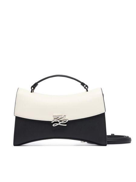 KARL LAGERFELD Torebka B3W30317 Czarny. Czarne listonoszki damskie Karl Lagerfeld, bez wzorów, ze skóry, bez dodatków. Za 1,299.00 zł.