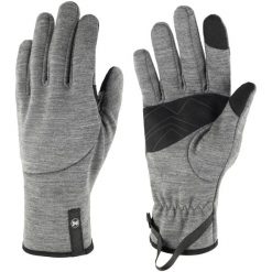 Rękawiczki merino fleece. Czarne rękawiczki damskie Buff, bez wzorów, z elastanu. Za 187.99 zł.