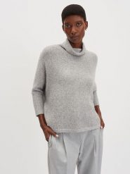 Someday Golf w kolorze szarym rozmiar: S. Szare golfy damskie Someday, s, bez wzorów, z wełny, bez ramiączek. Za 191.88 zł.