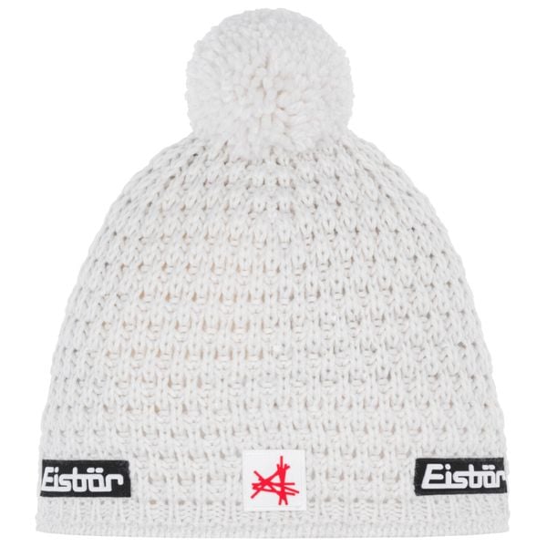 Czapka damska Trail Pompon MÜ SA. Białe czapki zimowe damskie Eisbar, z poliakrylu. Za 219.99 zł.