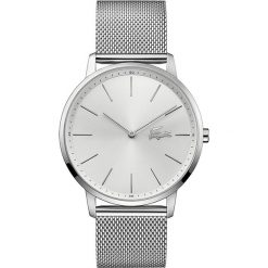 Zegarek kwarcowy "Moon" w kolorze srebrnym. Szare, analogowe zegarki męskie Tommy Hilfiger & Lacoste, srebrne. W wyprzedaży za 552.95 zł.