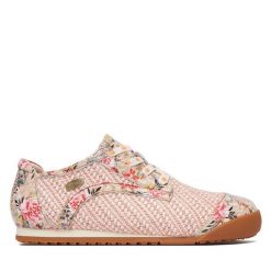 Półbuty Laura Vita. Czerwone półbuty damskie Laura Vita, bez wzorów, bez obcasa, na płaskiej podeszwie. Za 479.99 zł.