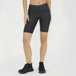 Spodenki kolarskie treningowe REA czarne. Czarne spodenki sportowe damskie Legea, bez wzorów, z nylonu, sportowe. Za 82.00 zł.