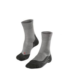 Skarpetki Falke RU4 Wool. Szare skarpetki męskie Falke, bez wzorów. Za 152.50 zł.