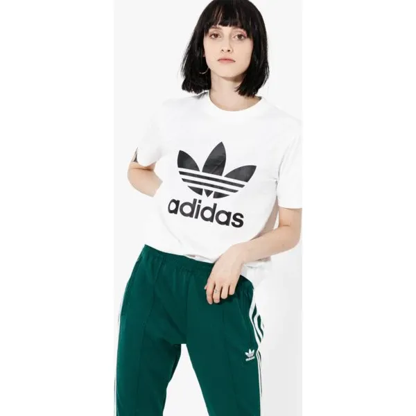 Adidas Koszulka Ss Trefoil Tee Adicolor , biały, rozmiar XS. Białe t-shirty damskie Adidas, s, bez wzorów, z bawełny, bez kołnierzyka. Za 129.99 zł.