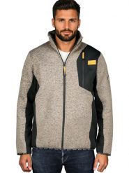 Geographical Norway Kurtka polarowa "Toche" w kolorze beżowym rozmiar: XL. Brązowe kurtki męskie Geographical Norway, xl, bez wzorów, z polaru, bez kaptura. Za 134.85 zł.