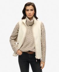 Kamizelka polarowa Active. Białe kamizelki damskie Superdry., z elastanu. Za 314.70 zł.