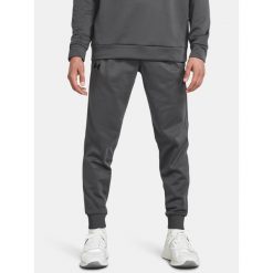 Spodnie męskie Under Armour Armour Fleece Joggers. Szare spodnie sportowe męskie Under Armour. Za 179.99 zł.