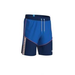 Spodenki Szorty Męskie Arena Team Stripe Bermuda. Niebieskie kąpielówki męskie Arena, m, bez wzorów, do pływania. Za 169.99 zł.