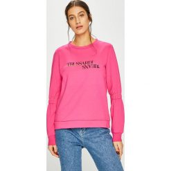 Trussardi Jeans - Bluza. Szare bluzy bez kaptura damskie TRUSSARDI JEANS, l, z bawełny. W wyprzedaży za 219.90 zł.