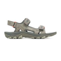 Sandały męskie Merrell Huntington Sport Convert. Zielone sandały męskie MERRELL, bez zapięcia. W wyprzedaży za 420.05 zł.