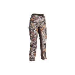 Spodnie myśliwskie WTP WARM 500 camo damskie. Zielone spodnie materiałowe damskie SOLOGNAC, z materiału. Za 199.99 zł.