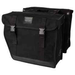 Podwójna torba rowerowa Canvas 41L wodoodporna czarna. Czarne torebki klasyczne damskie FASTRIDER, bez wzorów, z materiału, bez dodatków. Za 621.95 zł.