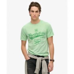Sprany T-shirt Superdry. Zielone t-shirty męskie Superdry., m, bez wzorów, bez kołnierzyka. Za 142.20 zł.