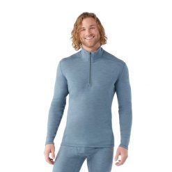 Bluza męska Smartwool Classic Thermal Merino Base Layer 1/4 Zip Boxed. Zielone bluzy bez kaptura męskie Smartwool, m. Za 419.99 zł.