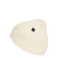 Czapka Soft Lux typu beanie. Białe czapki męskie Adidas, bez wzorów, z dzianiny, eleganckie. Za 119.00 zł.