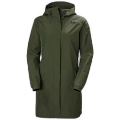 Damska kurtka wodoodporna Helly Hansen valkyrie. Zielone kurtki damskie Helly Hansen, bez wzorów, bez kaptura. W wyprzedaży za 571.10 zł.