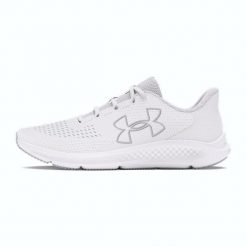 Damskie buty do biegania Under Armour Charged Pursuit 3 Big Logo. Białe obuwie do biegania damskie Under Armour. Za 276.60 zł.