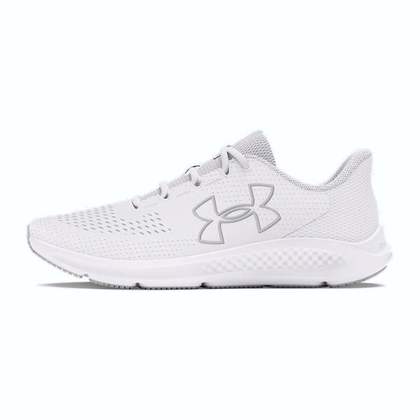 Damskie buty do biegania Under Armour Charged Pursuit 3 Big Logo. Białe obuwie do biegania damskie Under Armour. Za 276.60 zł.