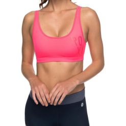 Biustonosz sportowy damski Roxy Tropical Twist. Czerwone biustonosze sportowe damskie Roxy, bez wzorów, z elastanu. Za 92.00 zł.