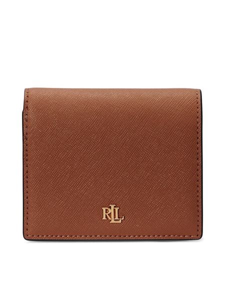 LAUREN RALPH LAUREN Portfel 432962112002 Brązowy. Brązowe portfele damskie Lauren Ralph Lauren, bez wzorów, ze skóry. Za 375.99 zł.