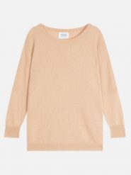 AUTHENTIC CASHMERE Kaszmirowy sweter "Goléon" w kolorze beżowym rozmiar: M. Brązowe swetry klasyczne damskie AUTHENTIC CASHMERE, m, z kaszmiru, bez kołnierzyka. Za 353.27 zł.