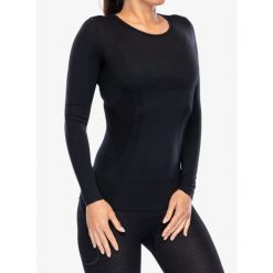 Bluza termoaktywna damska Brubeck Comfort Wool LS. Czarne bluzy bez kaptura damskie Brubeck. Za 209.99 zł.