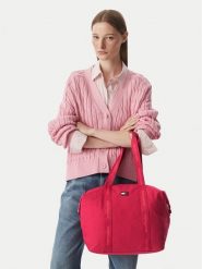 Tommy Jeans Torebka Tjw Ess Daily Tote AW0AW19039 Czerwony. Czerwone torebki klasyczne damskie Tommy Jeans, bez wzorów, z jeansu, bez dodatków. Za 329.99 zł.