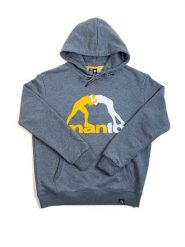 Bluza sportowa męska Manto LOGO 2.0 z kapturem. Szare bluzy sportowe męskie Manto, z aplikacjami, z bawełny, klasyczne, bez kołnierzyka, bez ramiączek. Za 249.00 zł.