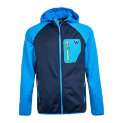 Bluza trekkingowa męska Whistler Salen Power Stretch. Niebieskie bluzy z kapturem męskie WHISTLER, l, z elastanu. Za 246.99 zł.