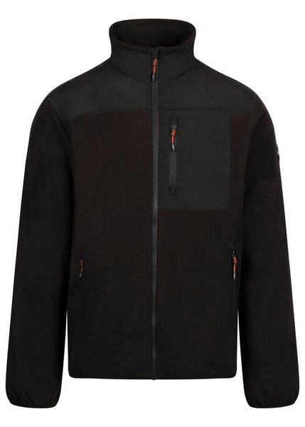 Dlx Lafferty - Męska kurtka polarowa Dlx czarna. Czarne kurtki męskie Trespass, m, bez wzorów, z polaru, bez kaptura. Za 345.99 zł.